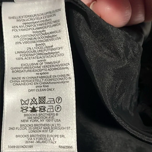 Brooks Brothers Black Peplum Cap Sleeve Blouse - Picture 13 of 13